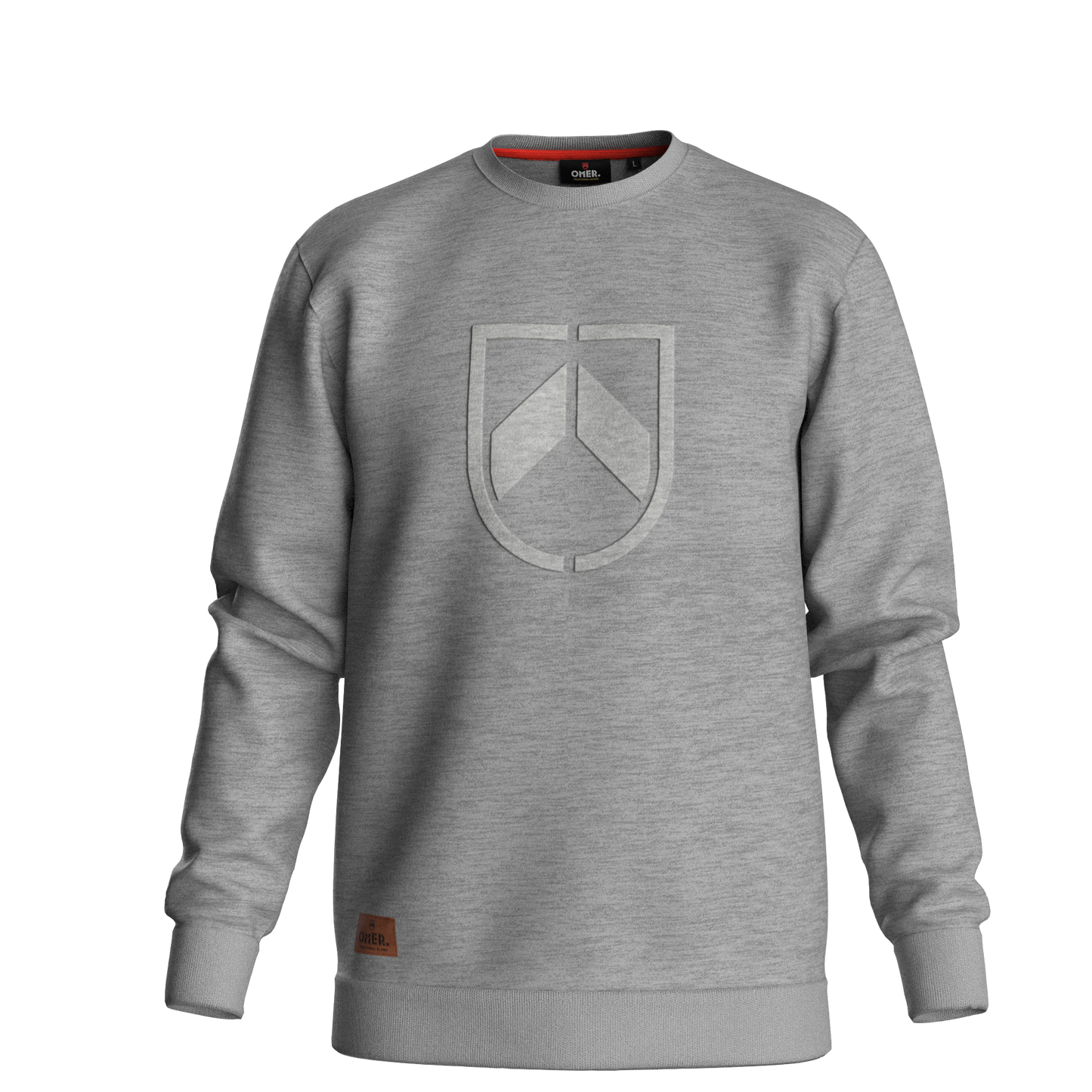 OMER. SWEATER | LICHT GRIJS
