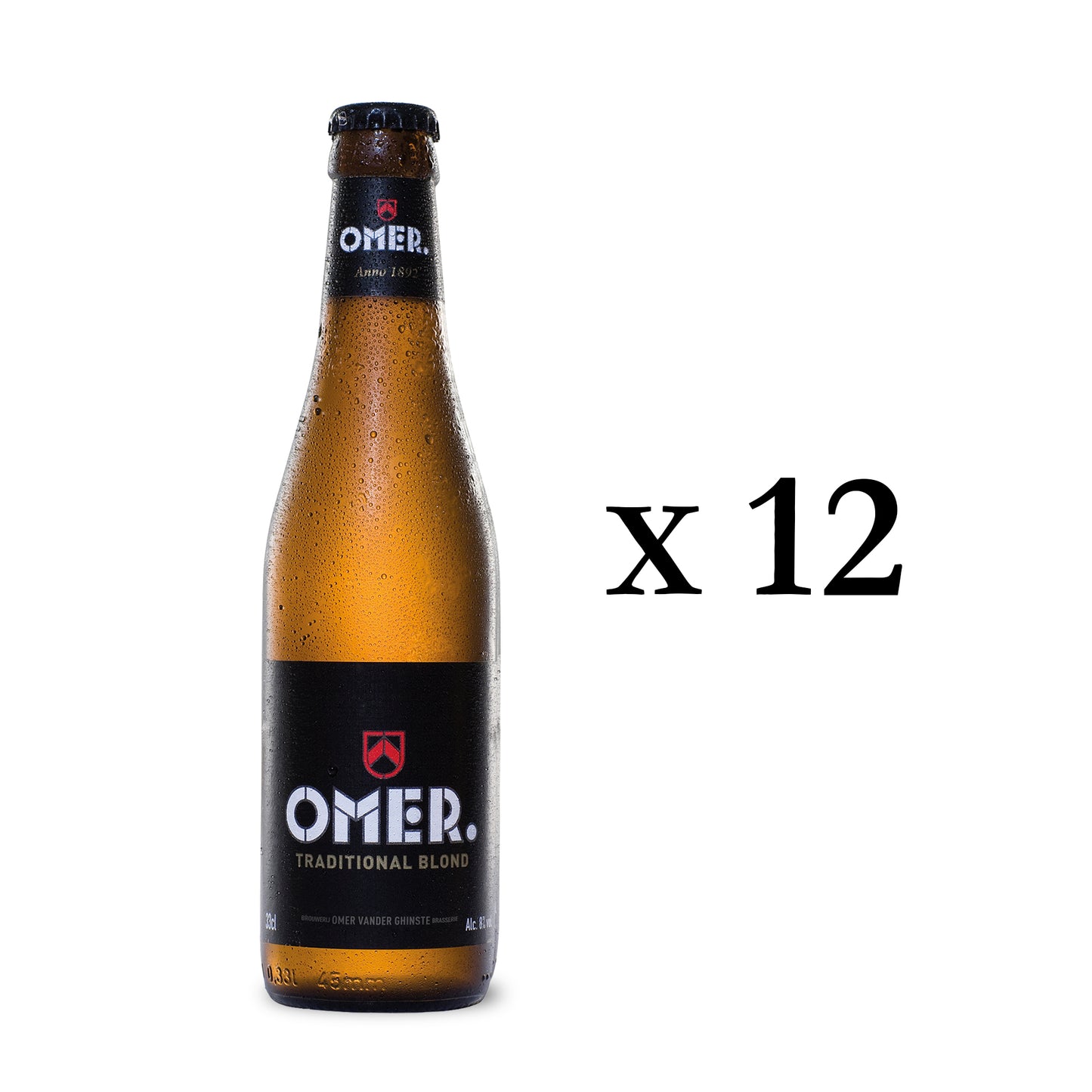 Paquet de 12 : OMER. Blonde traditionnelle