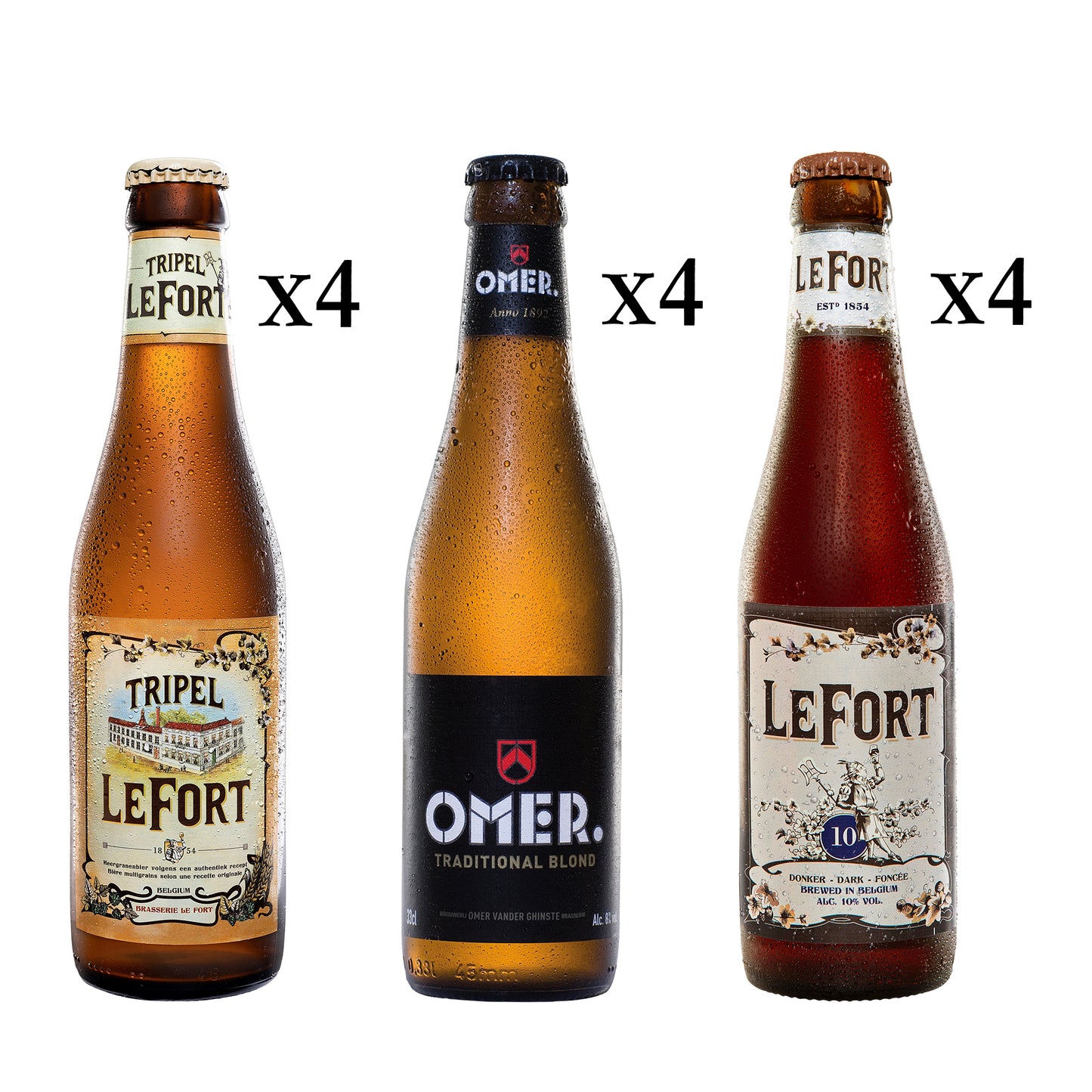 Paquet de 12 : Tripel LeFort - OMER. -LeFort