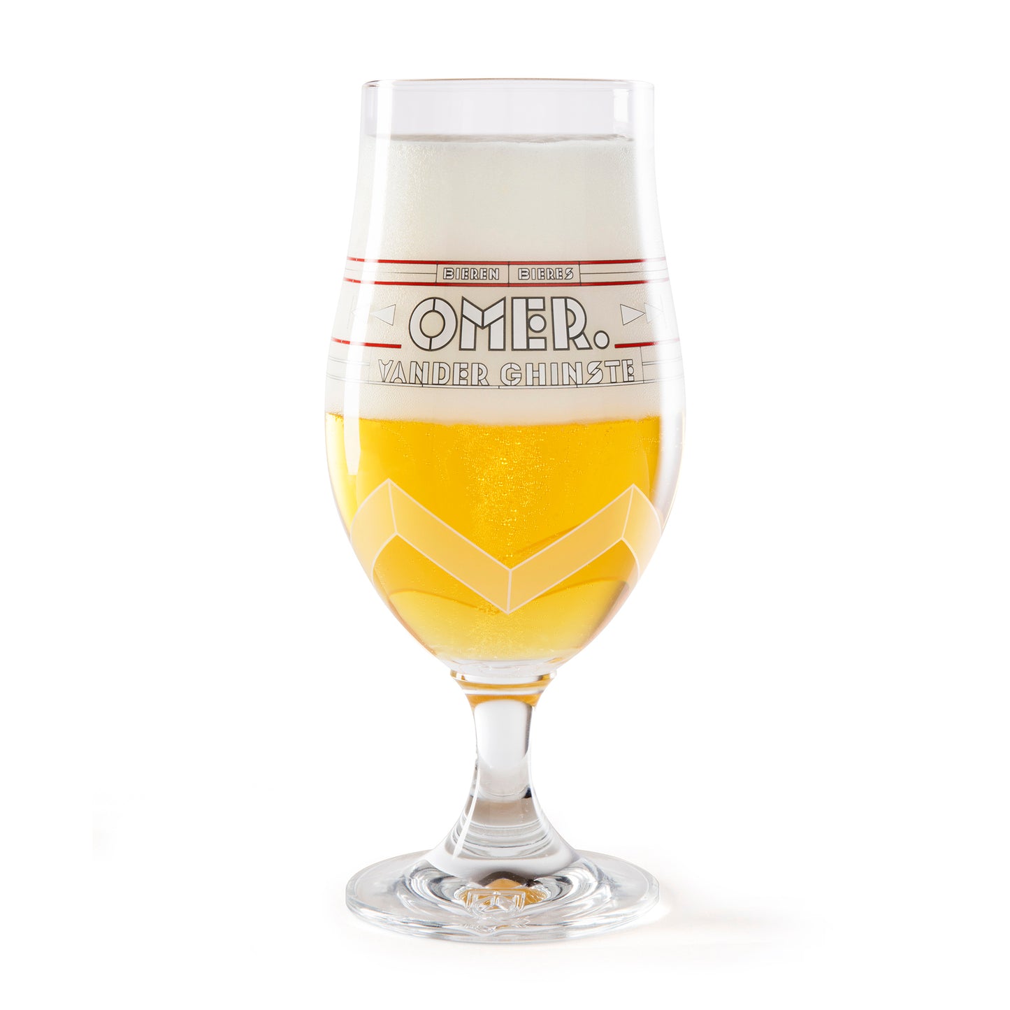 Verre rétro OMER. Traditional Blond 33cl (Edition Limitée)