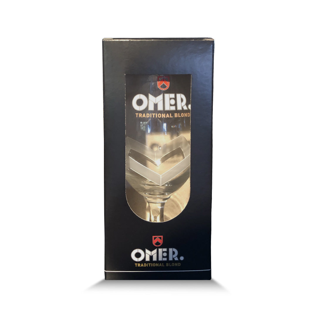 Verre original de OMER. Traditional Blond 33cl