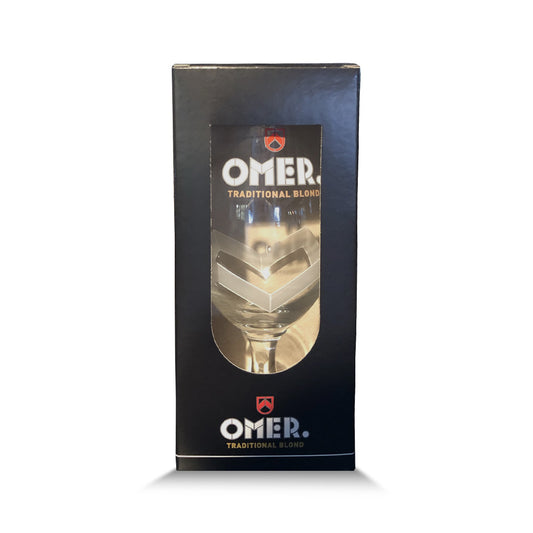 Origineel OMER. Traditional Blond glas 33cl in doosje
