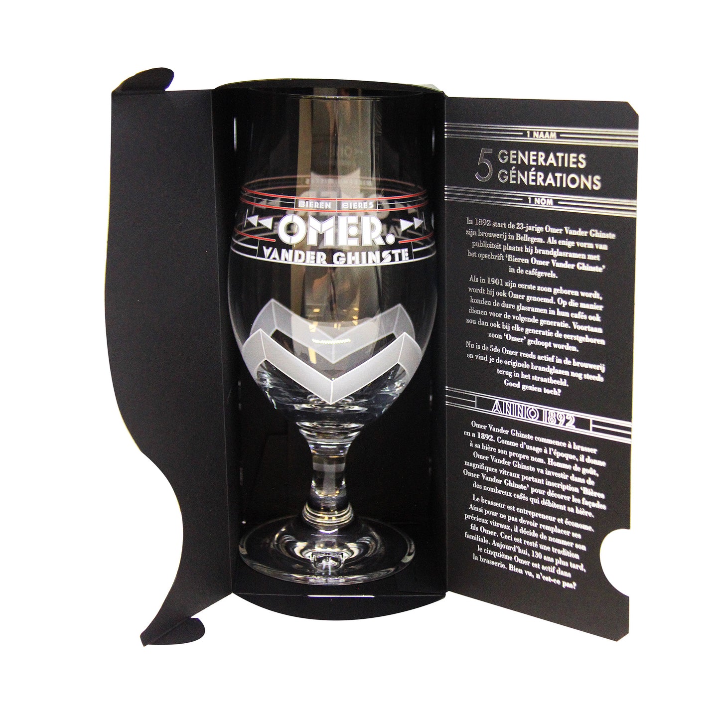 Verre rétro OMER. Traditional Blond 33cl (Edition Limitée)