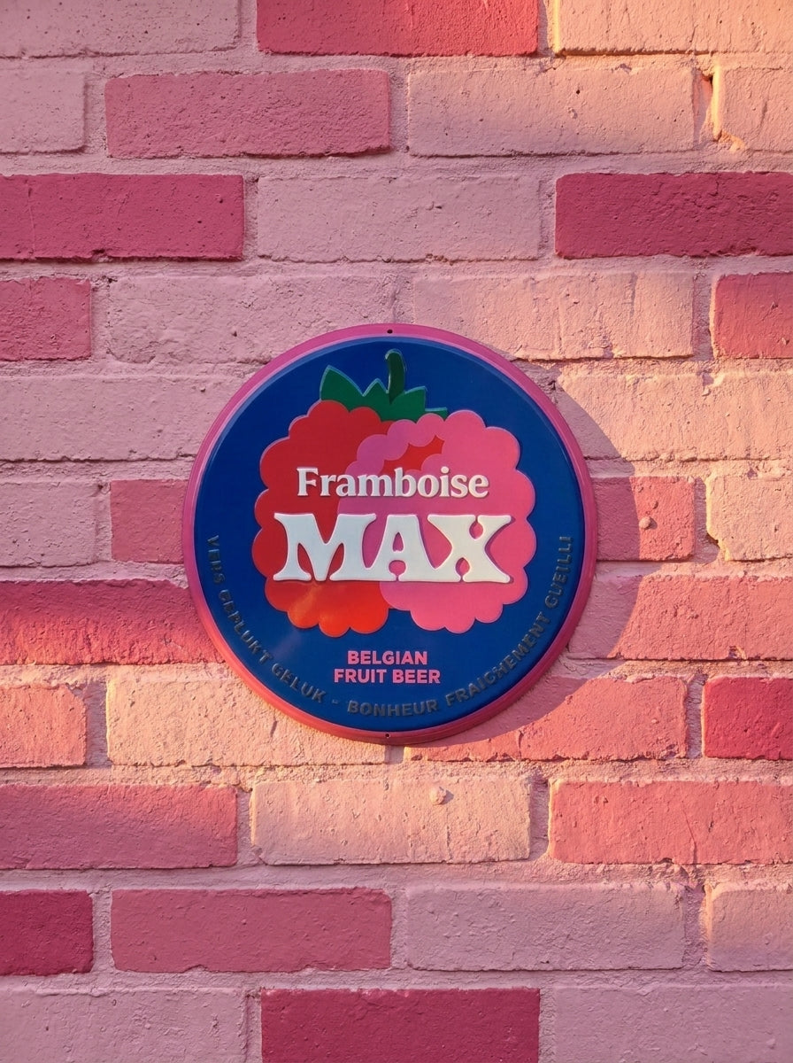 Framboise Max Alu plaat rond
