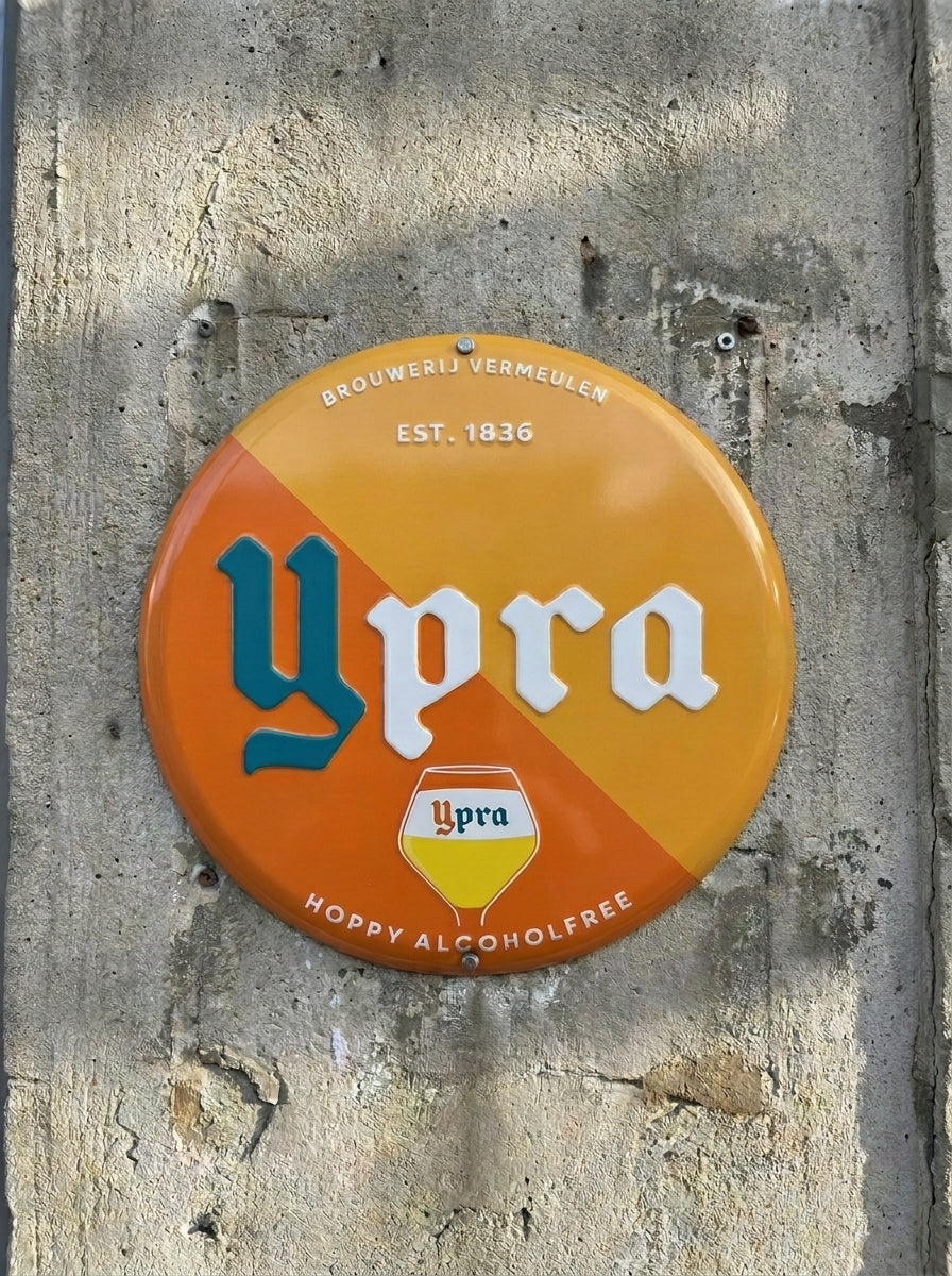 Ypra Hoppy Alcoholfree Alu plaat rond