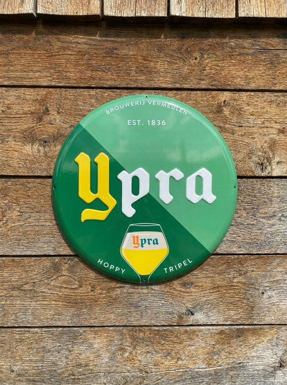 Ypra Hoppy Tripel Alu plaat rond