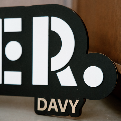 Gepersonaliseerd OMER. sign